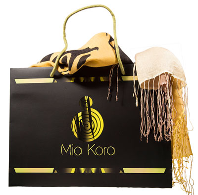 Mia Kora Scarf and bag